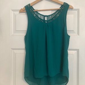 Teal tank top